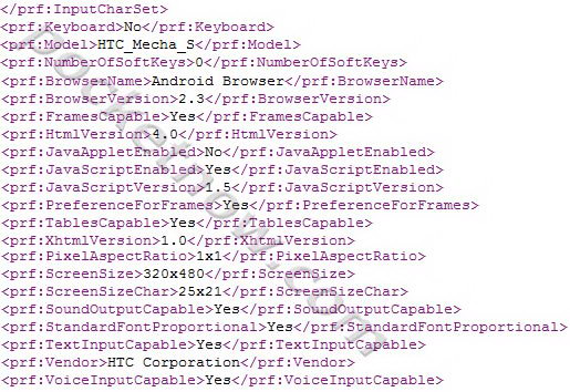 Первая информация о HTC Mecha S