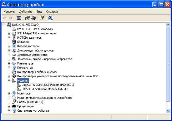 ��������� AnyDATA ADU-E100A
