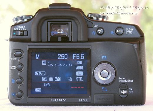 Цифровая зеркальная камера Sony DSLR-A100