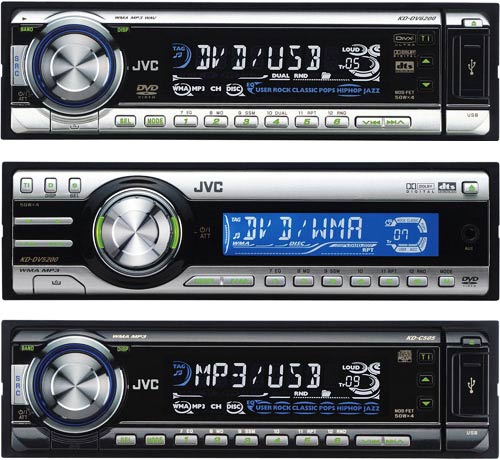 JVC KD-DV6200, KD-DV5200, KD-C505