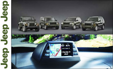 Jeep Commander, Wrangler, Cherokee, Grand Cherokee � Garmin Mopar Navus