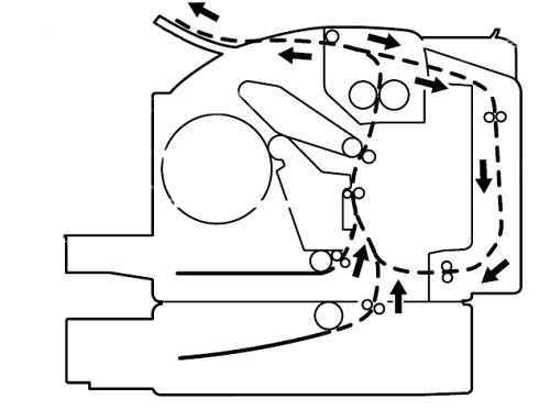 Блок-схема Xerox Phaser 6120