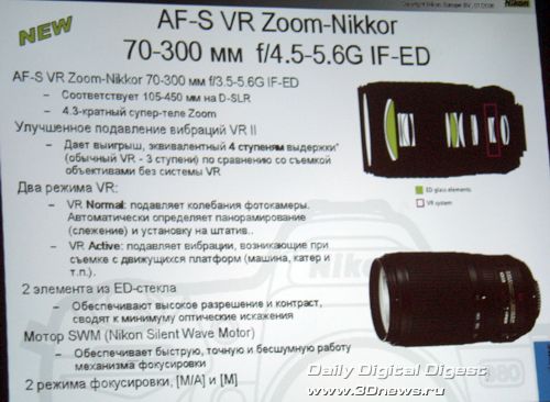 Nikon AF-S VR Zoom-Nikkor 70-300 �� f/4,5-5,6G IF-ED