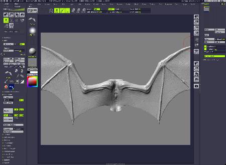 ������� ������������� ������� � ZBrush