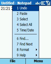 PocketNotePad, ���� ���������