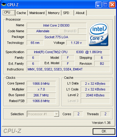 Intel Core 2 Duo E6300 и E6400