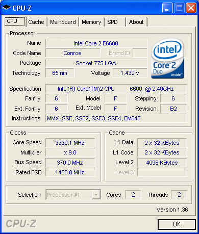 Intel Core 2 Duo E6300 � E6400