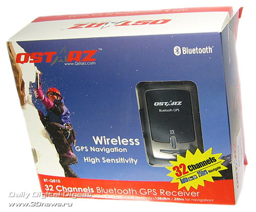 Bluetooth GPS-������� Qstarz BT-Q810