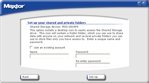 Maxtor Shared Storage