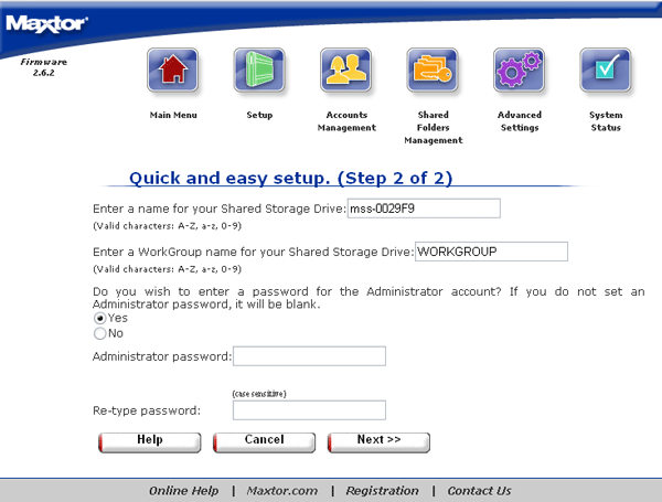 Maxtor Shared Storage