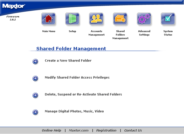 Maxtor Shared Storage
