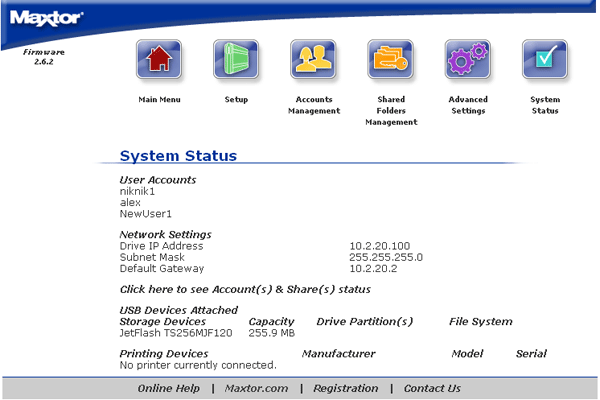 Maxtor Shared Storage