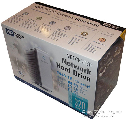 Western Digital NetCenter™ 320 Gb Network Drive
