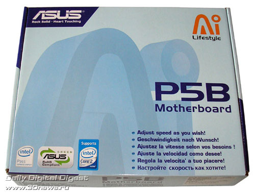 Упаковка ASUS
P5B