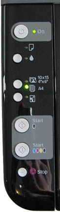 Клавиши управления Epson CX3900