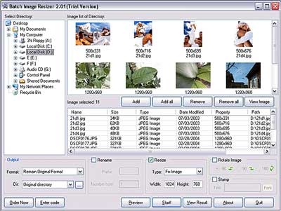 Portable Batch Image Resizer v2.88