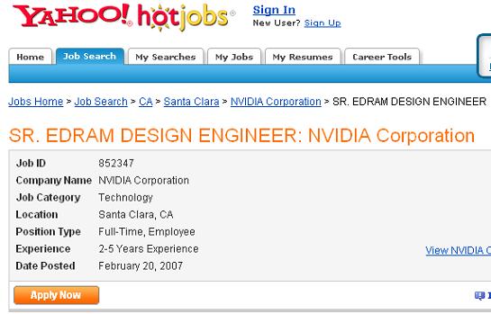 NVIDIA ���������������� eDRAM