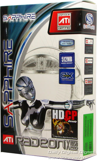 Sapphire X1950Pro 512 AGP ������� ������� �������