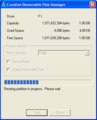 Zen V Plus � Zen Vision:M � Creative Removable Disk Manager