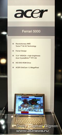 HD-DVD Acer Ferrari 5000