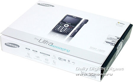 Samsung i600 Ultra. Упаковка
