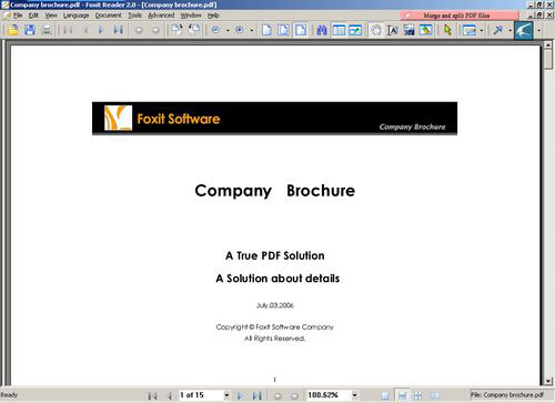 Foxit PDF Reader - самый быстрый PDF-вьювер