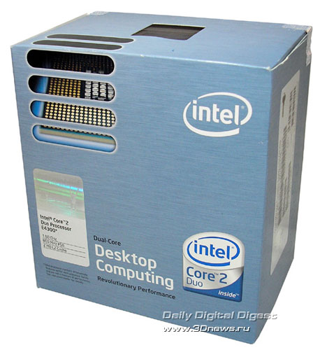 Коробка Intel Core 2 Duo E4300
