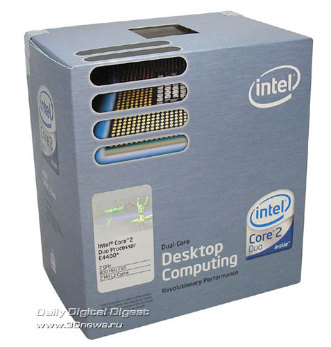 Коробка Intel Core 2 Duo E4400
