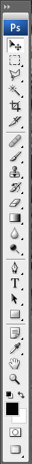 Photoshop CS3 кнопки на палитре инструментов