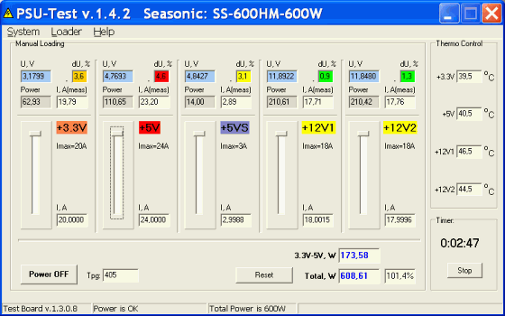 ����������� �������� Seasonic SS-600HM