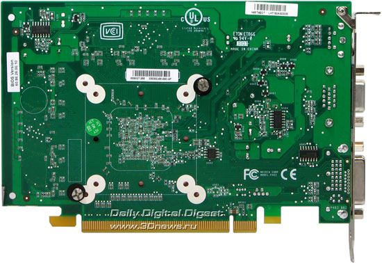 Foxconn 8500GT вид сзади