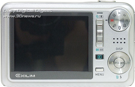 Casio EX-7V. Вид сзади