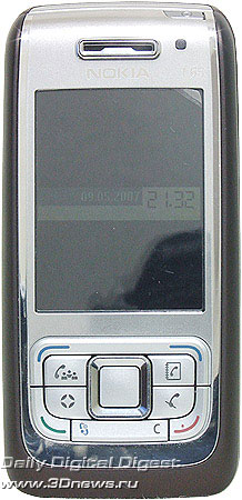 Nokia E65. Вид спереди