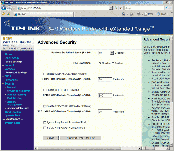 TP-Link TL-WR542G: ������ �� ����
