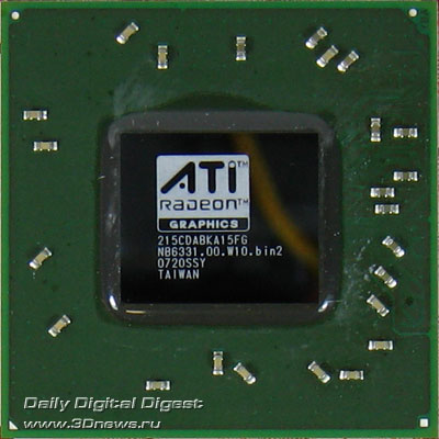 ATI HD2600XT DDR4 256 Мб видеочип