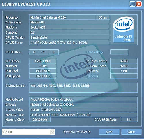 Asus Z99H. ���������� � ����������