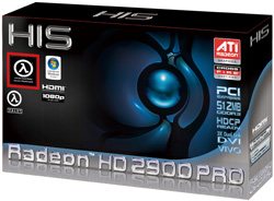 HIS Radeon HD 2900 Pro in box