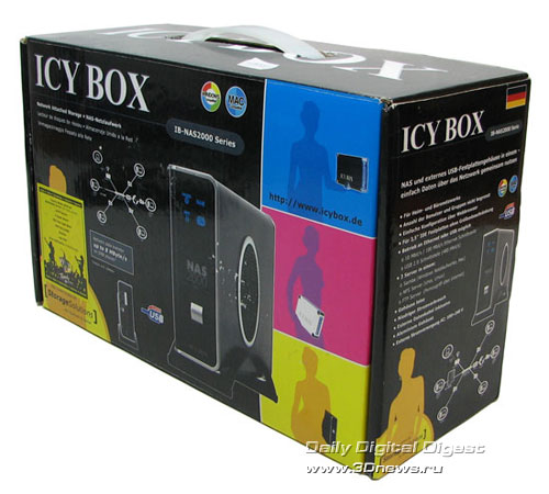 RaidSonic ICY BOX IB-NAS2000 Упаковка