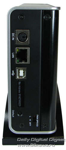 RaidSonic ICY BOX IB-NAS2000 Задняя панель