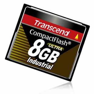 Transcend Ultra Speed Industrial 8GB CompactFlash Card