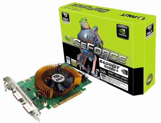   Palit GeForce 8600GT Sonic+