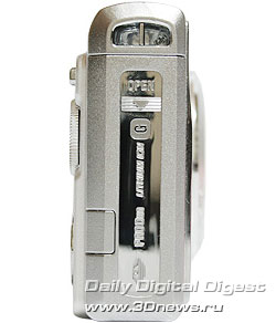 Sony Cyber-shot DSC-W200. Вид справа