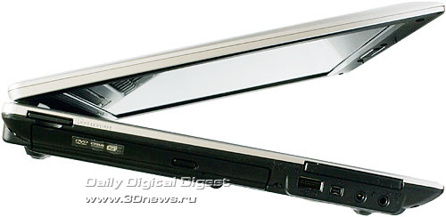 Asus A8Sr. Вид слева