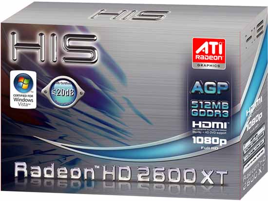 HIS Radeon HD 2600 XT  HDMI   AGP