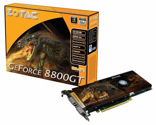 Zotac GeForce 8800GT 512MB AMP! Edition