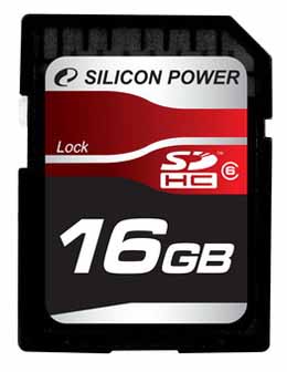 Silicon Power 16GB Class 6 SDHC Card