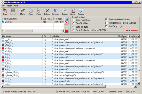 Duplicate Finder 3.2