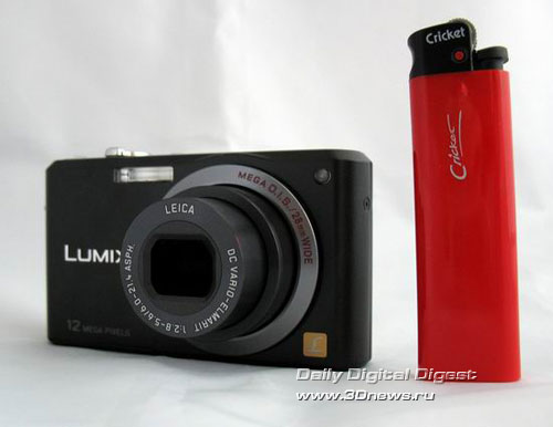 Размеры камеры Panasonic Lumix DMC FX-100