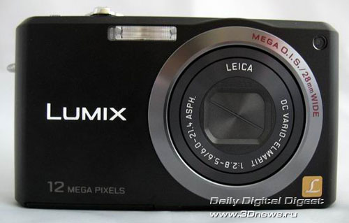 Вид спереди Panasonic Lumix DMC FX-100