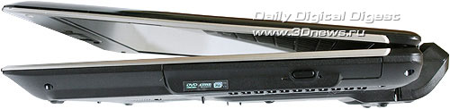 ASUS C90S. Вид справа